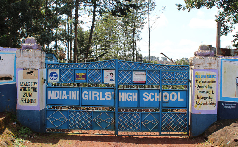 Ndiaini Girls' High School Main Gate